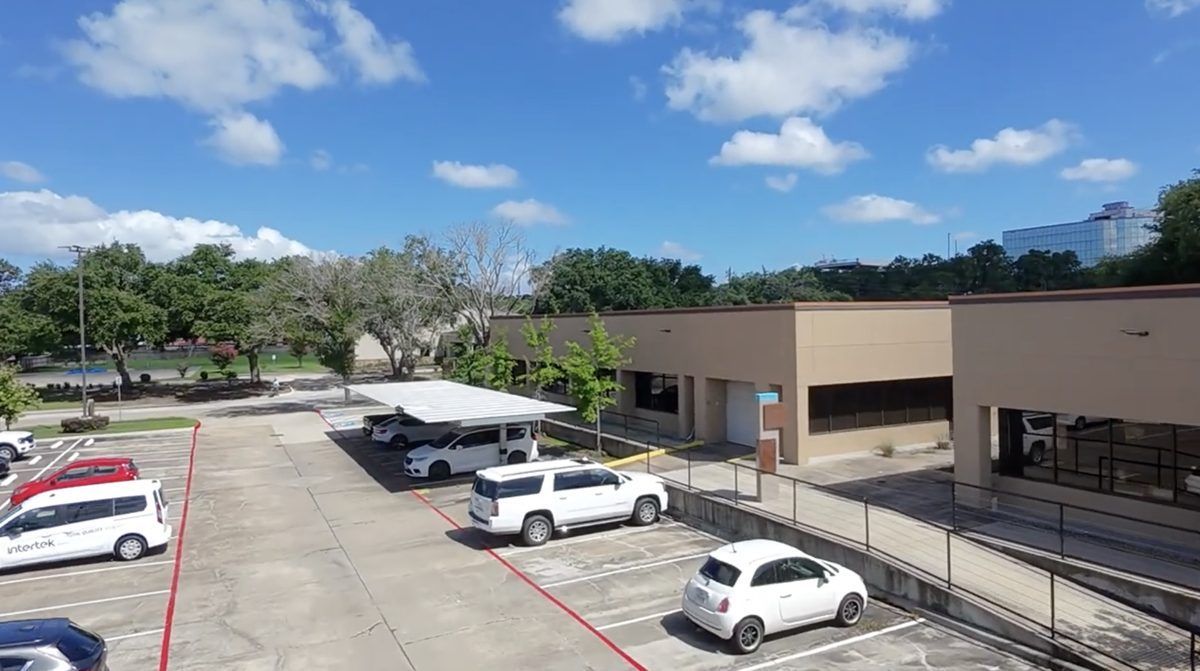 Aerial flyover of the verified property
