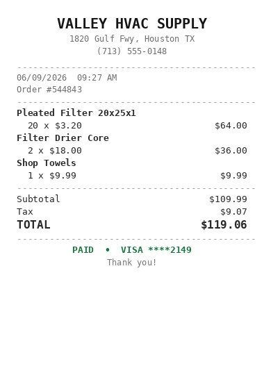 receipt