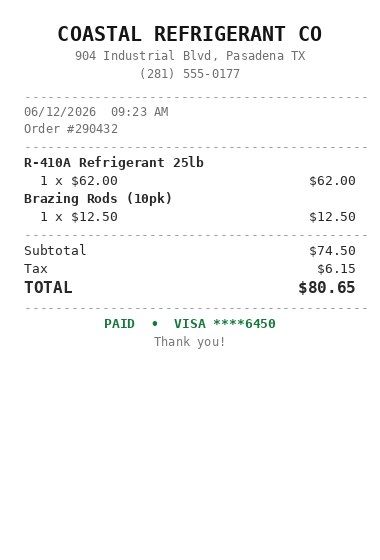 receipt